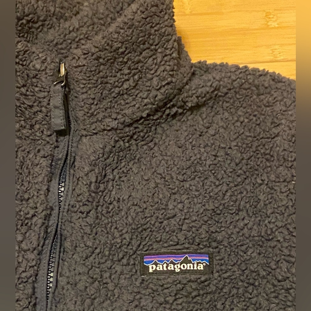 Patagonia 1/4 Zip Fleece Pullover Sherpa | Dark Gray | Women’s Small - Picture 4 of 10